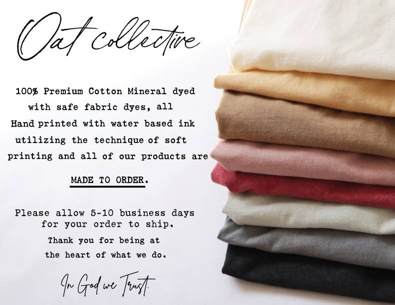 SMALL TOWN GIRL Mineral Washed Graphic Top