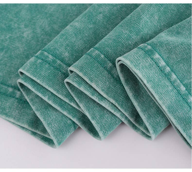 Essential Basic washed cotton oversized tee top