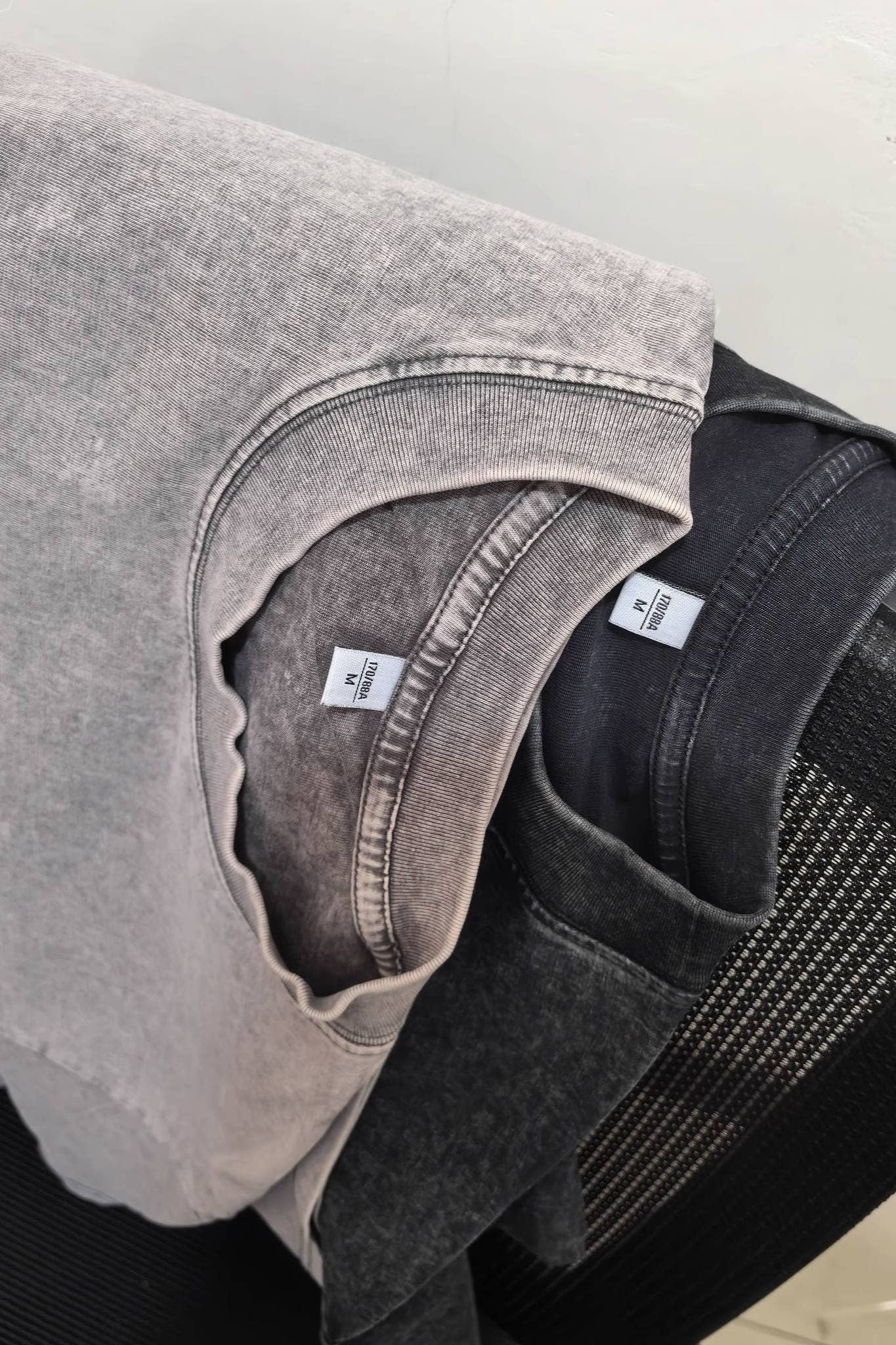 Essential Basic washed cotton oversized tee top