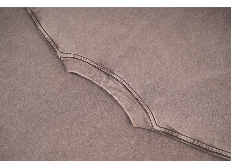 Essential Basic washed cotton oversized tee top